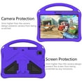 thumbnail image 2 of Dteck Case for Samsung Galaxy Tab A7 10.4" SM-T500 T505 (2020 Released) 10.4-inch,Shockproof EVA Foam Kids Friendly Handle Lightweight Protective Shell Back Cover With Kickstand,Purple, 2 of 6