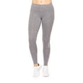 thumbnail image 2 of Expert Brand Women's Mid-Rise Full Length Leggings with Pocket, Heather Charcoal, Medium, 2 of 8