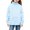 Light Blue, variant on LNMQLPDBS Girls High Neck Sweatshirt with Front Pocket Casual Warm Long Sleeve Pullover Tops for Kids Tween Daily Wear Outgoing School Basic Solid Sweatshirt for Fall Winter