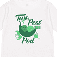 thumbnail image 4 of Inktastic Two Peas In A Pod with Faces Boys or Girls Long Sleeve Toddler T-Shirt, 4 of 5