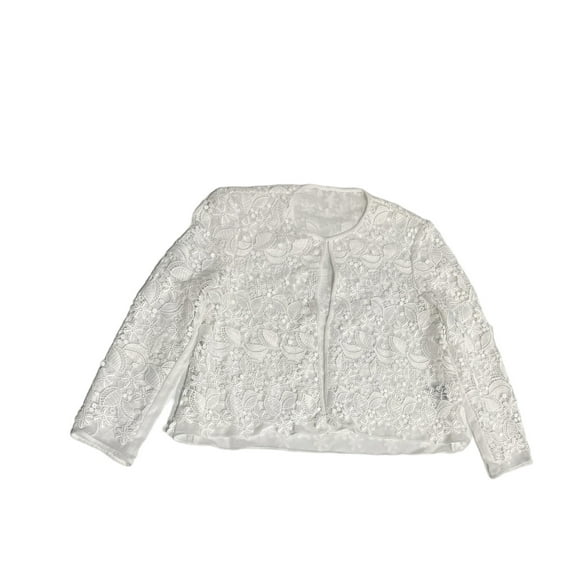 allbrand365 Womens Over Net Jacket,1-Piece Size Medium Color White