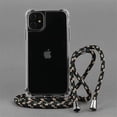 thumbnail image 5 of Crossbody Necklace Cord Lanyard Transparent Hard Case For iPhone 14 13 12 11 Pro Max XS XR X 8 7 Plus 15 Clear Soft Cover, 5 of 5