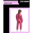 thumbnail image 4 of Steve Madden Girls Pants Set Soft Pullover Long Sleeve Shirt and Girls Leggings 2 Piece Set, 4 of 7