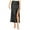 Black, variant on Hinvhai Women's Summer Satin Maxi Skirts Clearance High Waisted Spring Silk Casual A-Line Cocktail Party Long Skirt Black S(S)
