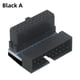 thumbnail image 2 of Adaptador ABS Metal Conector portátil Adaptador hembra para placa base (Negro A) Tmvgtek Para estrenar, 2 of 4