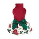 thumbnail image 1 of Vestido para perro Fitwarm Christmas Poinsettia Turtleneck XS, 1 of 8