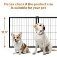 thumbnail image 6 of Noaman 63" Large Dog Crate Kennel for Medium Dogs, Black Iron Pet Cage with Top Cover & Divider, Indoor Playpen 63"L x 29.9"W x 31.9"H, 6 of 20