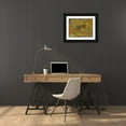 thumbnail image 3 of Hunziker, Steve 14x12 Black Ornate Wood Framed with Double Matting Museum Art Print Titled - Grunge Bitcoin II, 3 of 4