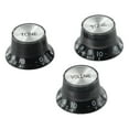 thumbnail image 3 of MYG 3PCS Guitar Strat Knob 1 Volume 2 Tone Control Knobs For Guitar Bass Accessories, 3 of 9