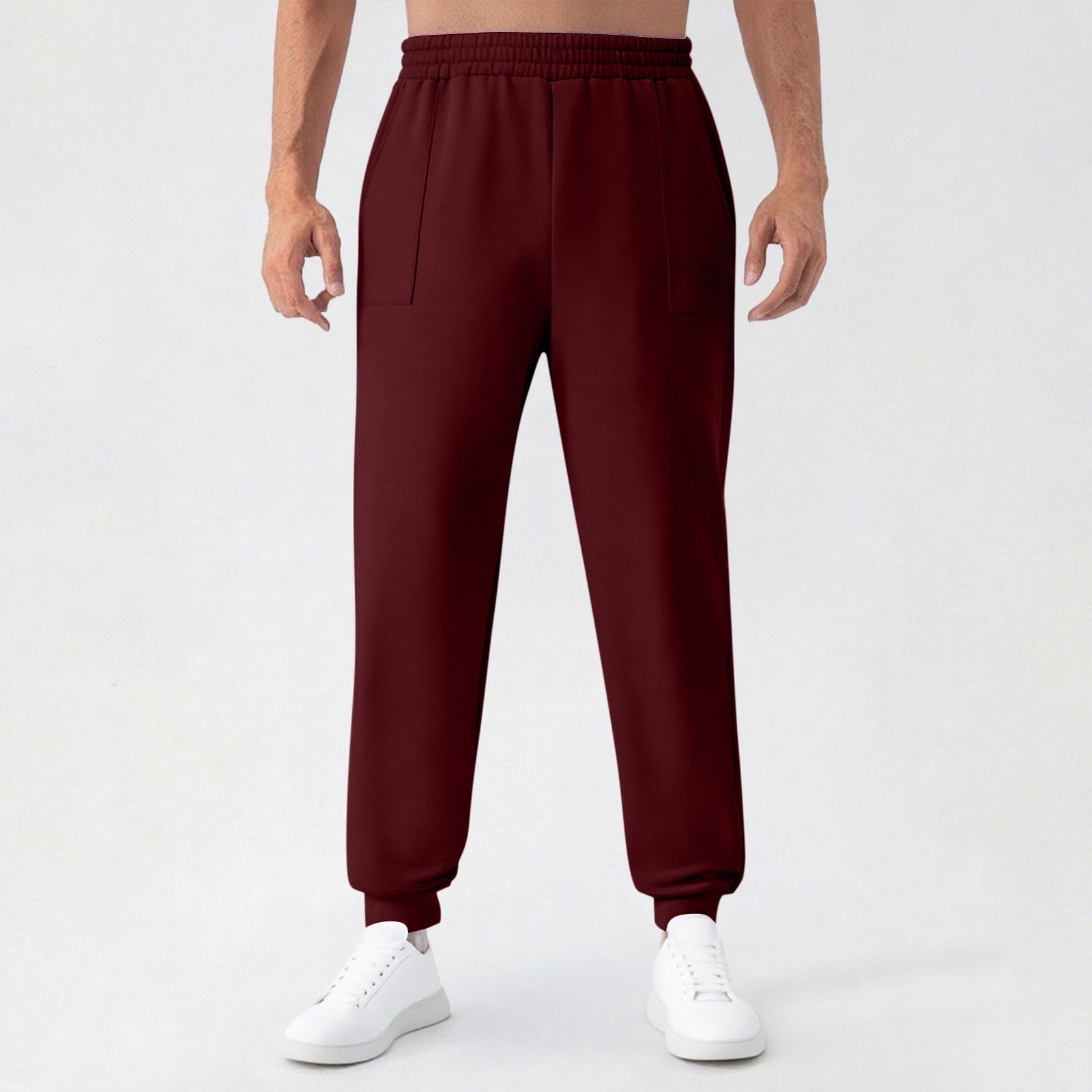 Mefallenssiah Pantalons Pour Hommes En Solde Taille Élastique