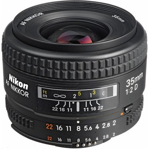 Nikon AF FX NIKKOR 35mm f/2D Fixed Zoom Lens with Auto Focus for Nikon