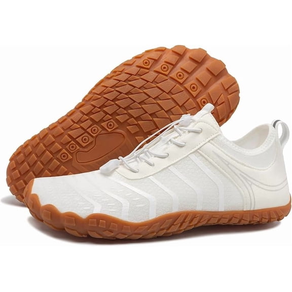 Hiking Barefoot Shoes Womens Mens Footwear,Wide Toe Box Water Shoe for Women Men,Zero Drop Comfortable & Non-Slip Barefoot Vitality Shoe Women's Athletic Footwear for Walking Hiking