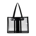 thumbnail image 2 of Bolsa de playa transparente para mujeres bolsas de bolas portátiles ligeras para vacaciones en la playa de viajes, 2 of 10