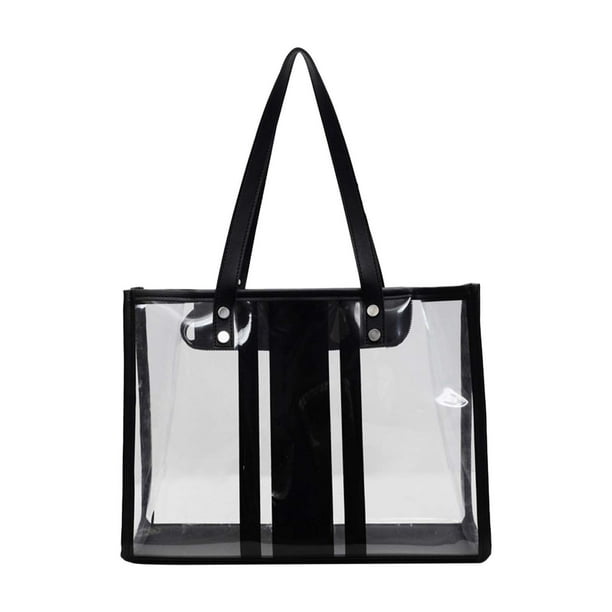 Bolsa de playa transparente para mujer, impermeable, ideal para playa, viajes, piscina, vacaciones, picnic.