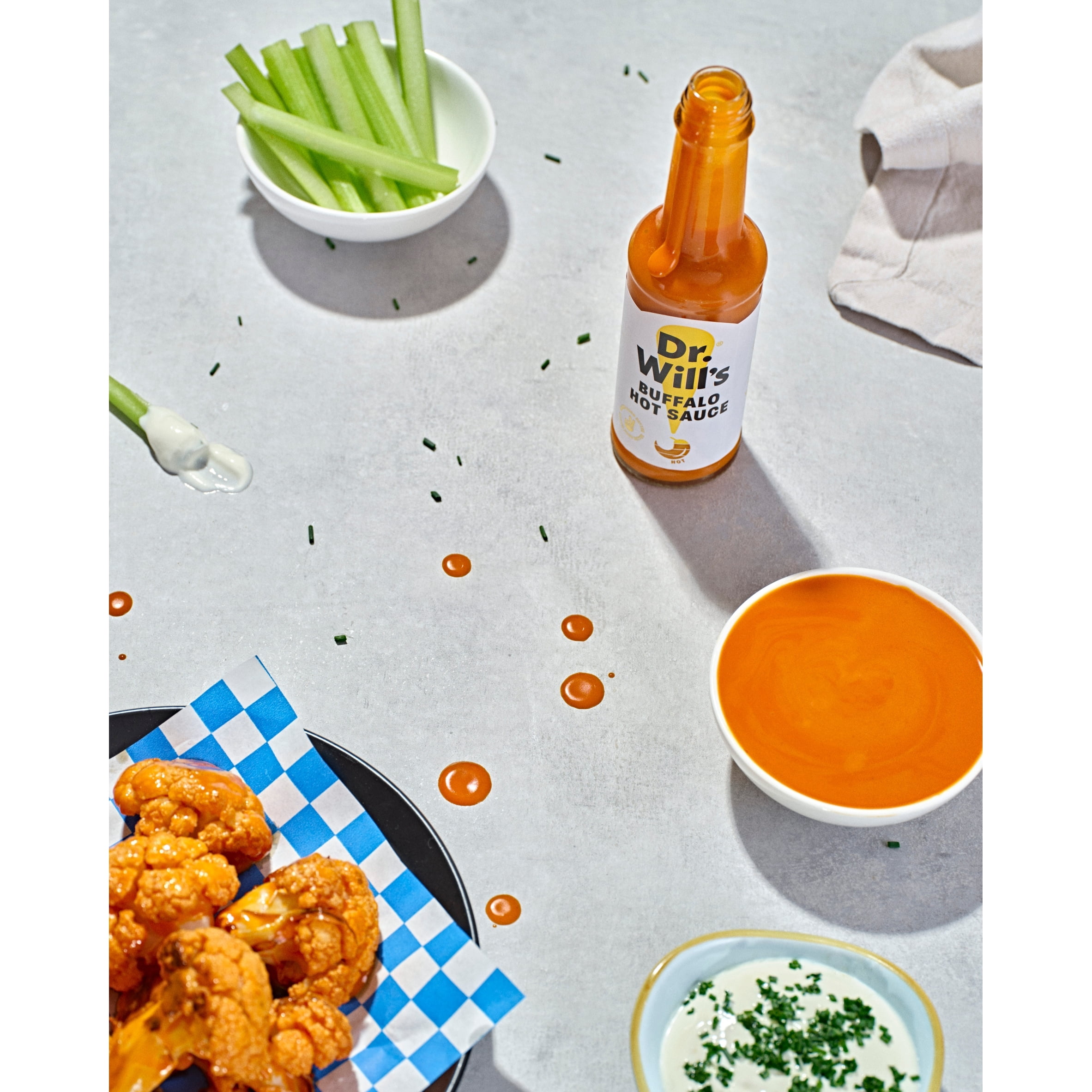 Dr Wills Buffalo Hot Sauce 148g, Imported from Britain