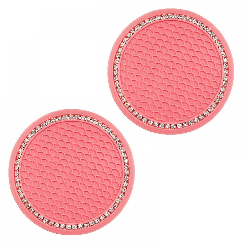 Bling Car Cup Coaster Rhinestone Anti Slip Insert Coaster Crystal Car Coasters Sparkling Cup Coaster Suitable for Most Car Interior Car Decorations 2 PC Bling Car Cup Coaster Rhinestone Anti Slip Insert Coaster Crystal Car Coasters Sparkling Cup Coaster Suitable for Most Car Interior Car Decorations 2 PC