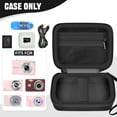 thumbnail image 2 of Digital Camera Case for VAHOIALD FHD 1080P/ for KODAK PIXPRO FZ45-BK 16MP Vlogging, Holder for SD Card More-Black (Box Only), 2 of 8