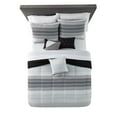 thumbnail image 5 of Mainstays 10-Piece Black and White Ombre Geometric Bed in a Bag, Full, 5 of 7
