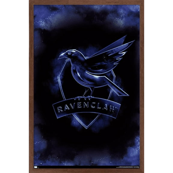 Harry Potter - Ravenclaw Crest Magic Wall Poster, 14.725" x 22.375", Framed