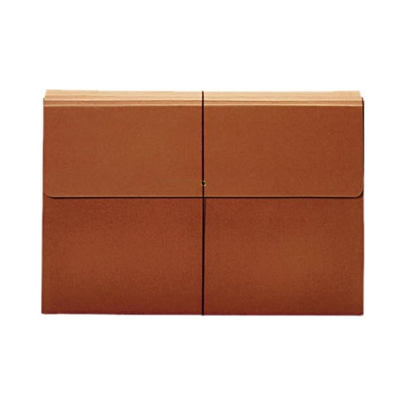 Globe-Weis B1060E Expanding Wallet, 3 1/2 Inch Expansion, 12 x 18, Brown