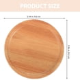 thumbnail image 3 of 2pcs Mason Jar Lids Reusable Jar Lids Wooden Storage Lid with Silicone Seal, 3 of 6