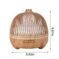 thumbnail image 3 of Fiogavroetic Essential Oil Diffuser 500ml Set, Aroma Diffusers For Home Large Room With Auto Shut-Off 4 Timer And 7 Color Light, Small Desk Humidifier For Baby on Clearance, 3 of 8