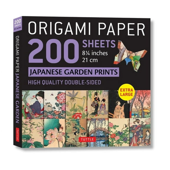 Origami Paper 200 Sheets Japanese Garden Prints 8 1/4 21cm: Double Sided Origami Sheets with 12 Different Prints (Instructions for 6 Projects Included) (Other)