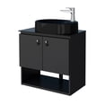 thumbnail image 4 of Mueble de Baño tipo Gabinete Flotante Madik color Negro con Lavabo 102859, 4 of 6