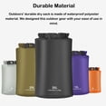 thumbnail image 2 of Sac Sec de Natation Imperméable pour Vêtements Grande Capacité Sac de Rangement Résistant pour Sports Course Randonnée Noir/35L, 2 of 9