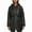 Black, variant on Kenneth Cole Women's Hooded Quilted Long Anorak Puffer Jacket Coat Black M