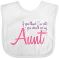 thumbnail image 3 of Inktastic Cute Aunt Boys or Girls Baby Bib, 3 of 4