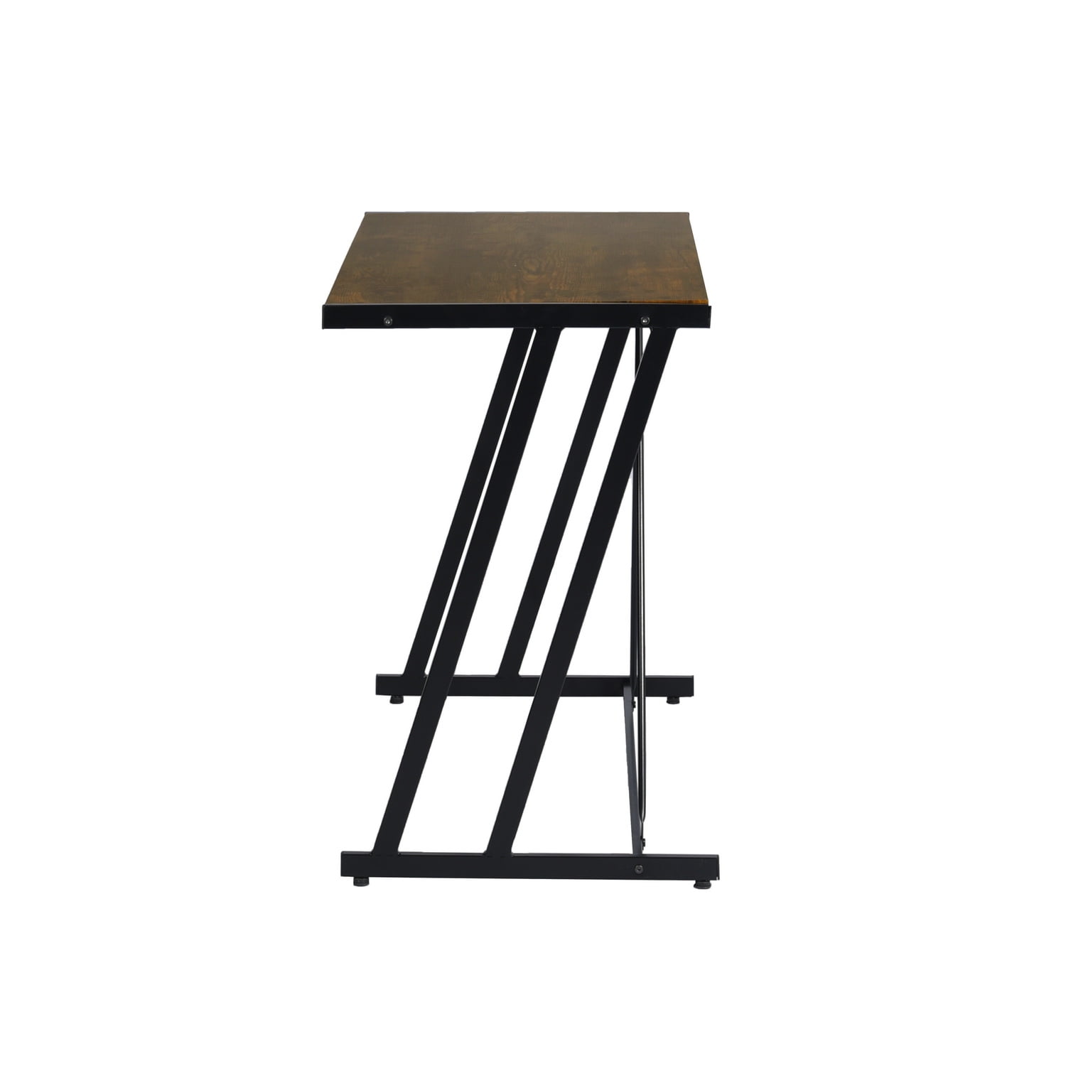 Kepooman Computer Desk Home Office Desk, Industrial Desk Study Writing Table PC Gaming Desk for Home Office Workstation Bedroom, Walnut Color Kepooman Computer Desk Home Office Desk, Industrial Desk Study Writing Table PC Gaming Desk for Home Office Workstation Bedroom, Walnut Color