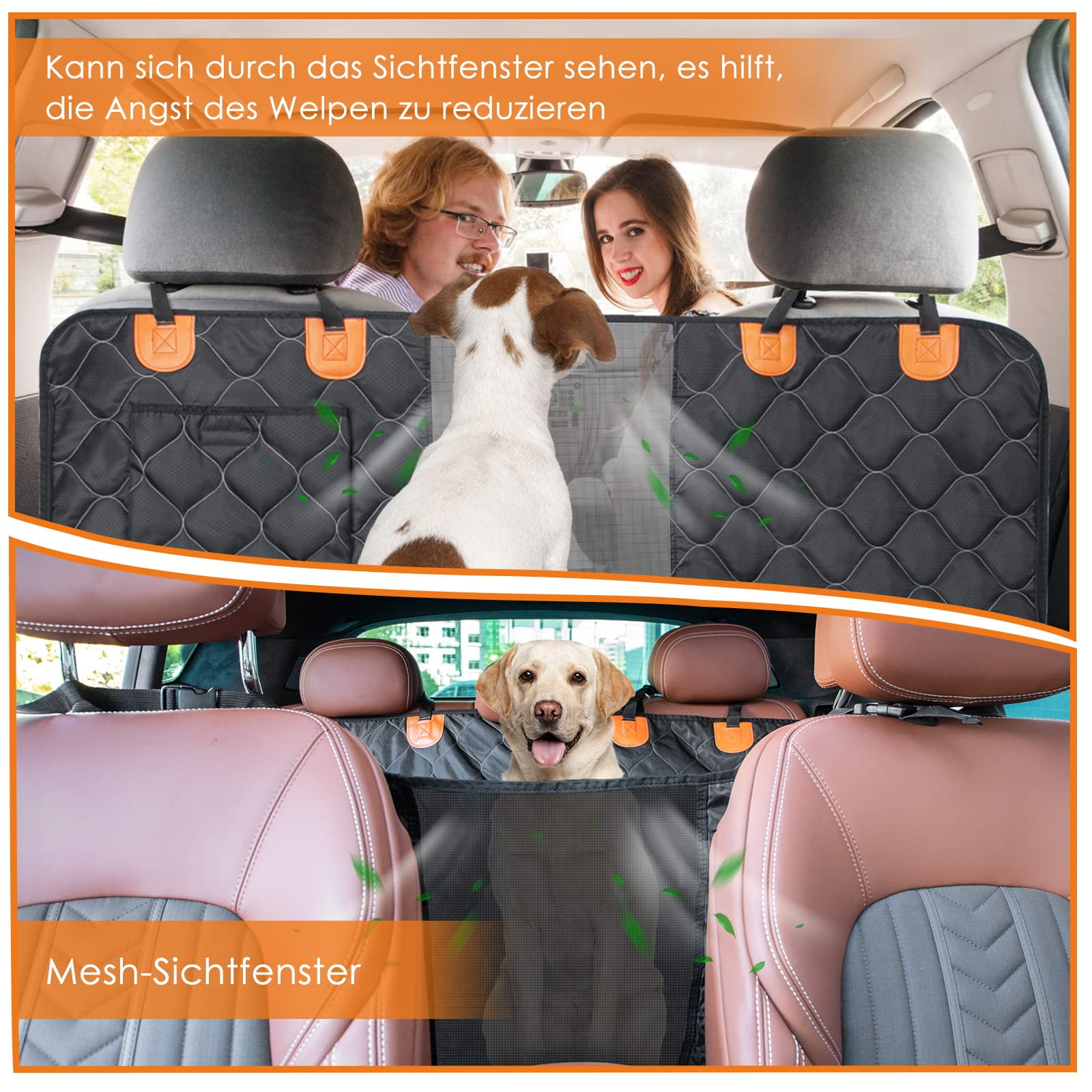 Dog blanket car back seat car seat blanket back seat with side protection and viewing window dog protection waterproof scratch resistant dog