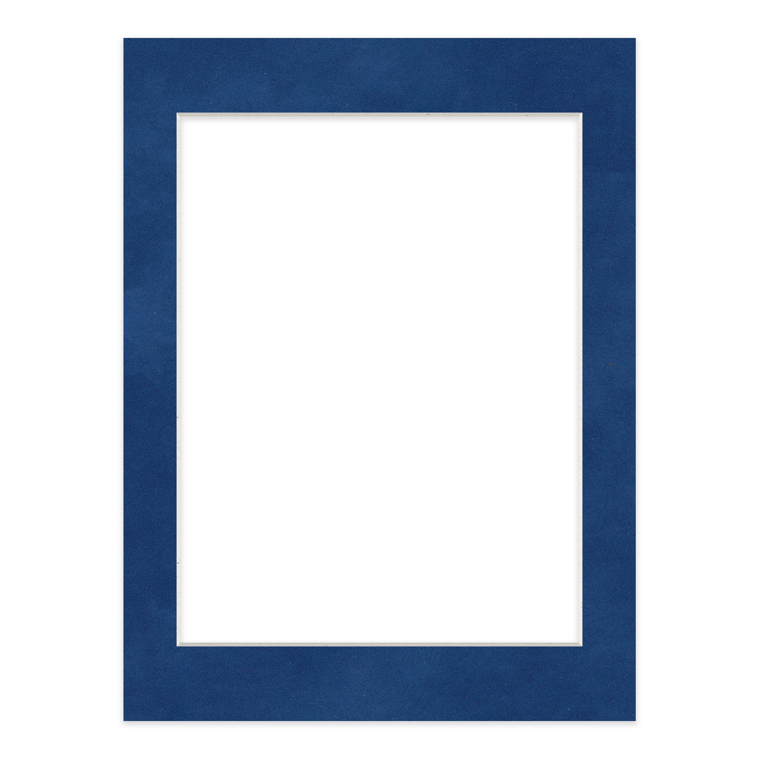 Brooke Blue Suede Picture Frame Mat for 22x28 Frames - Fits 18x24 Photos - 1 Mat