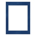 thumbnail image 3 of Brooke Blue Suede Picture Frame Mat for 11x11 Frames - Fits 9x9 Photos - 1 Mat, 3 of 7