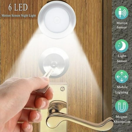 Motion Sensor Light, Cordless Battery-Powered LED Night Light, Stick Anywhere Closet Lights Stair Lights, Safe Lights for Hallway, Bathroom, Bedroom, (Best Deals Anywhere Wow)