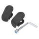 thumbnail image 2 of Gancho De Maletero Delantero, Negro 2 Unids/set Cubierta De Perno De Carga Pesada Super Fuerza Para Reemplazo De Coche Para Tesla Modelo 3 2016-2019 OTVIAP Frunk Bolt Cover, 2 of 8