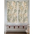 thumbnail image 6 of Living Room Curtains 72 Inches length, Sage Green Yellow Botanical Window Treatment Curtain Drapes, Vintage Spring Summer Light Filtering Drapes for Bedroom Laundry Room, 52"x72", 2 Panels, 6 of 7