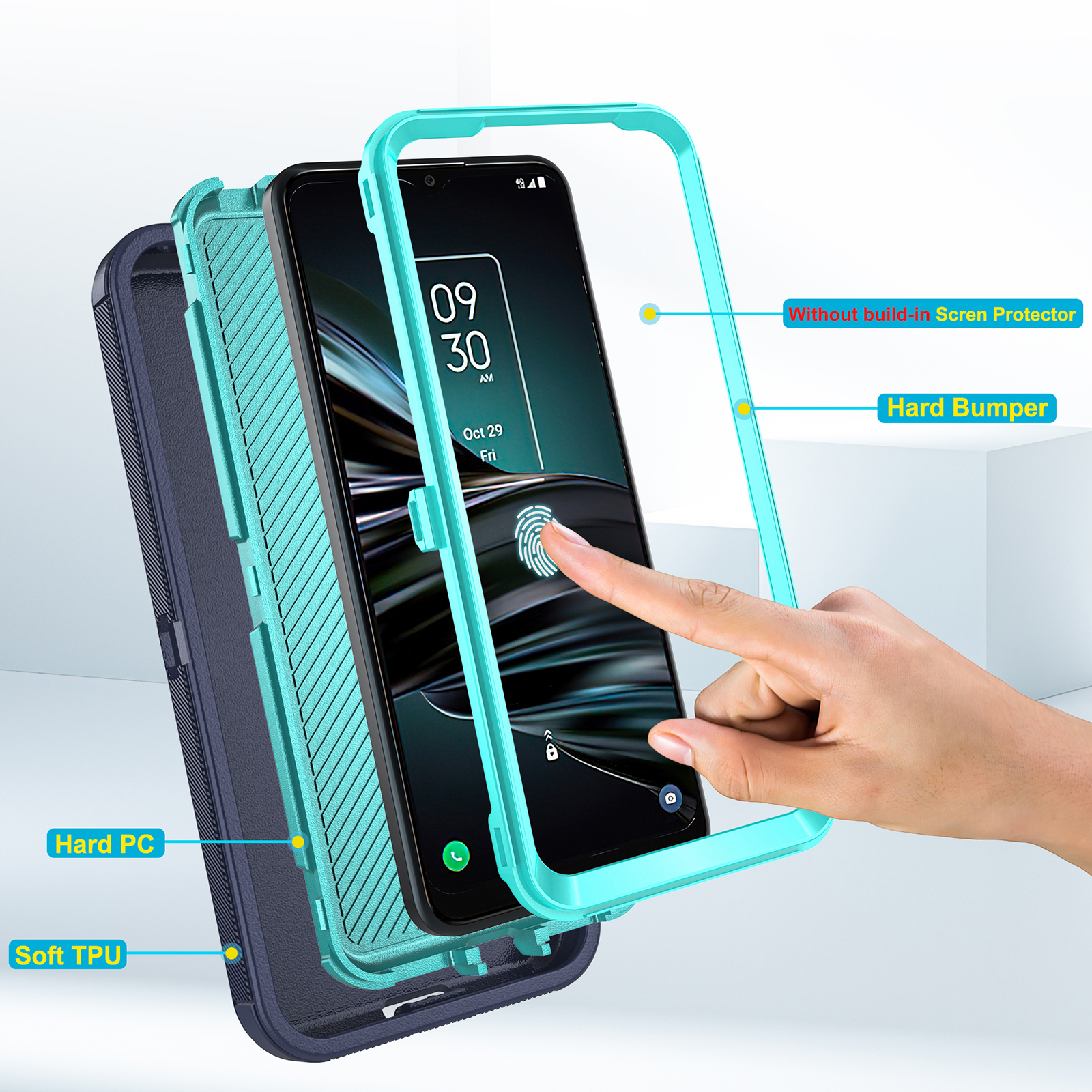 Asuwish Samsung Galaxy S24 Plus Hybrid Rugged Case photo 5