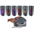 thumbnail image 4 of Rockville BASS PARTY 8 Bluetooth Portable Speaker, LED Lighting, Remote Included, Black, 4 of 10