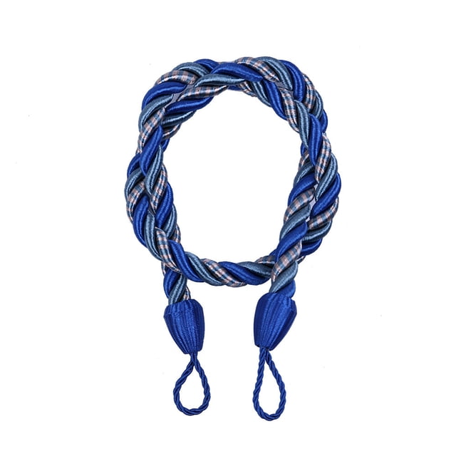 Jierger Ropes Tie Backs for Window Curtain Cord Buckle Tiebacks Tie Backs for Indoor/Outdoor Use with Hook or Directly for Window Treament Panels