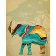 thumbnail image 2 of Hogan, Melody 12x14 White Modern Wood Framed Museum Art Print Titled - Safari Stripes 2, 2 of 4