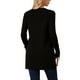 thumbnail image 3 of INSPIRE CHIC Suéter Vestido de Mujer para Otoño Invierno, de Cuello Redondo, de Manga Larga, Oversized, Túnica, Suelto, Corte en A, Pulóver, Talla XL, Negro, 3 of 6