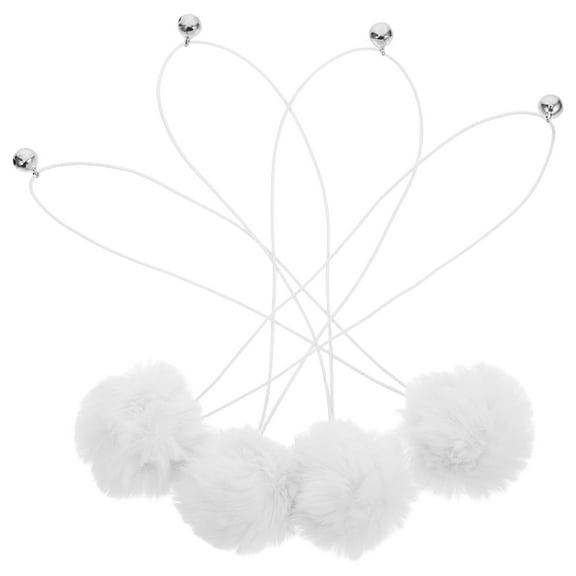 HEATSHAKING Cat Hanging Toy Plush 4Pcs 8.5X1.9X1.9In