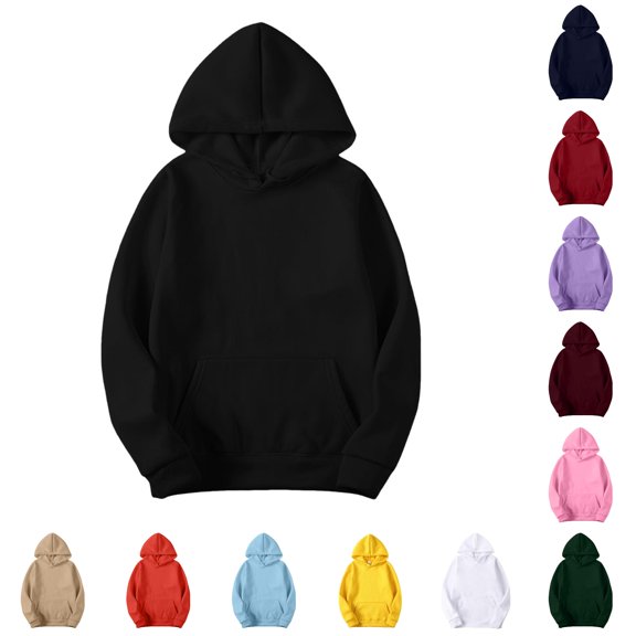 Womens Slim Sweatshirts Pullover Hoodies Artificial Short Velvet Sweaters Long Sleeve With Pockets Winter Fall Outfits Clothes