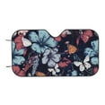 thumbnail image 7 of Balery Flowers ad Butterflies Print Car Windshield Sun Shade,Windshield Sunshade for Car Pickup Truck SUV Accessories-Medium, 7 of 7