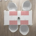 thumbnail image 3 of Ambesonne Snowflake Place Mats Set of 4, Star and Dot Pattern, Standard Size, Red White, 3 of 4