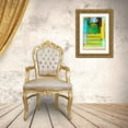 thumbnail image 3 of Peck, Gail 13x18 Gold Ornate Wood Framed with Double Matting Museum Art Print Titled - Cocktail House, 3 of 4