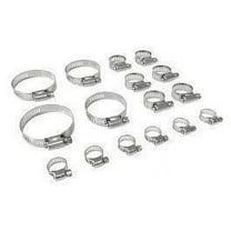 Scott Drake 8287-SBKF Stainless Steel Hose Clamp Kit FoMoCo Logo