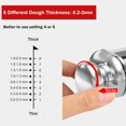 thumbnail image 4 of Accesorio Pasta Roller ZACME para batidora de pie KitchenAid, 4 of 7